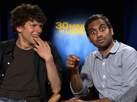 Jesse Eisenberg and Aziz Ansari talk "30 Minutes or Less" - CBS News