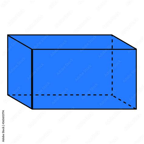 3D cuboid Stock Vector | Adobe Stock