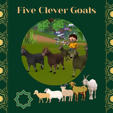 Five Clever Goats Story 3d Animated Bangla Moral Stories Jojo Tv