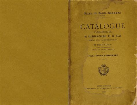 Calaméo Catalogue Alphabétique De La Bibliothèque De La Ville