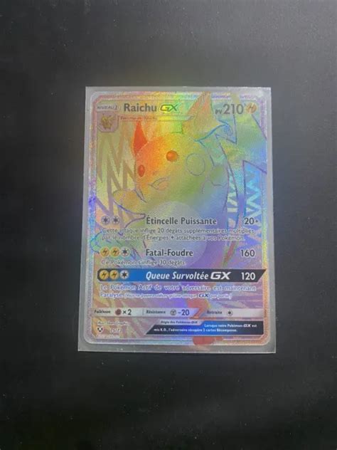 Carte Pok Mon Raichu Gx L Gendes Brillantes Fran Aise Neuf Eur