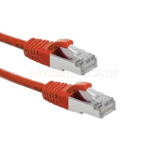 Cat6A S FTP Patch Cord AWG26 LSZH Red 30m