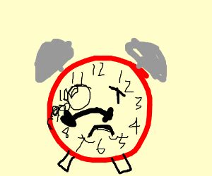 Sad Alarm Clock - Drawception