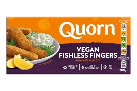 Quorn Vegan Fishless Fingers Consort Frozen Foods