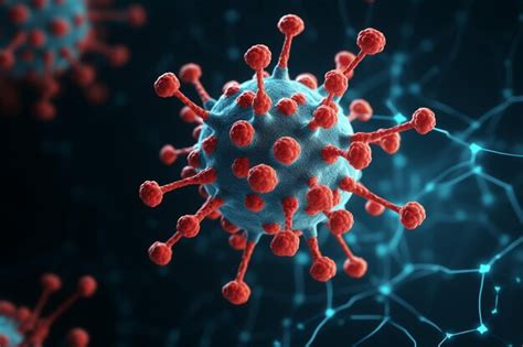 Premium Ai Image 3d Illustration Of Virus Background Landscape