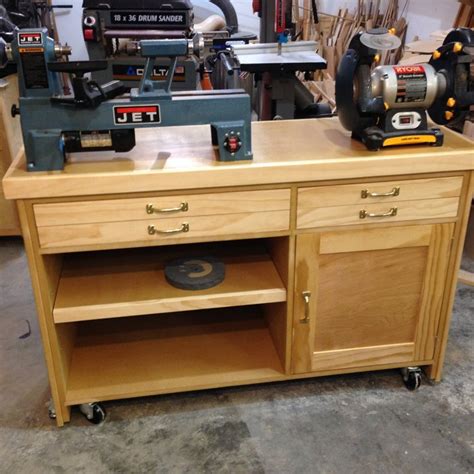 Mini Lathe Mobile Cabinet By Vrice ~ Woodworking Community