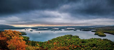 Squam Lake NH, Rattlesnake View Photograph by Michael Hubley