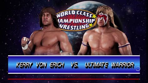 Wwe K Texas Tornado Kerry Von Erich Vs The Ultimate Warrior