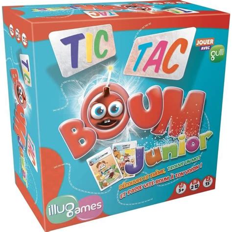 Jeu De Plateau Zygomatic Tic Tac Boum Junior Vocabulaire