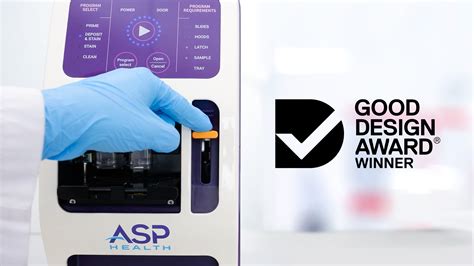 Asp Health Inc Wins Good Design Award With Sample Prep Platform For