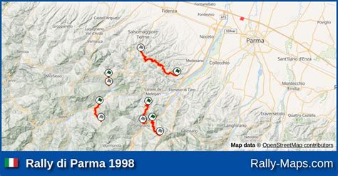 Maps Rally Di Parma 1998 Rally Maps