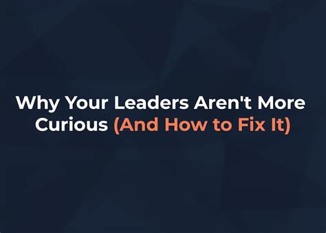 Why Your Leaders Aren't More Curious (And How to Fix It) - Allegro Group