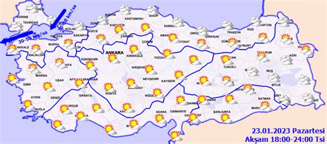 Meteorolojiden Kuvvetli R Zgar Uyar S Te Il Il Ocak Pazartesi