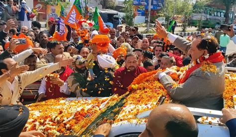 Dr Jitendra Given Rousing Welcome Hails Udhampur Among Most Developed Constituencies In 10