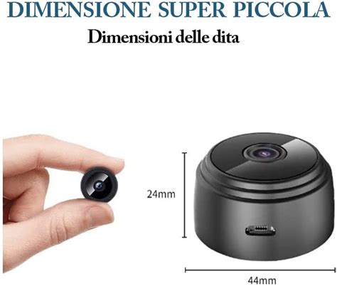 Mini Telecamera Spia Nascosta Hd Wifi Professionale Micro Videocamera