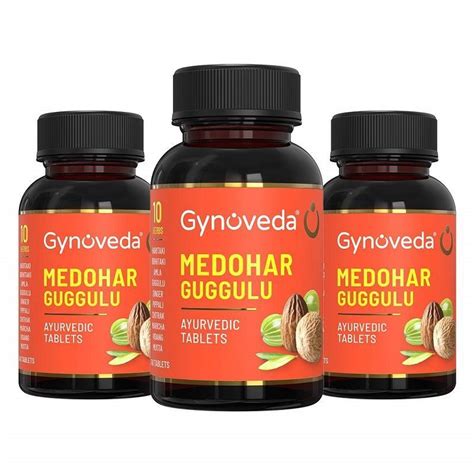 Gynoveda Medohar Guggulu Fat Burner Ayurvedic Tablets For Weight