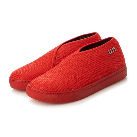 ユナイテッド ヌード UNITED NUDE Fold Slip On Red アウトレット通販 ロコレット LOCOLET