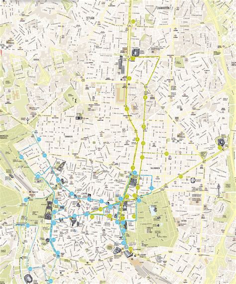 Madrid Hop On Hop Off Bus Route Map