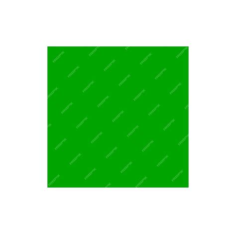 Premium Vector | A green square vector sign green block icon