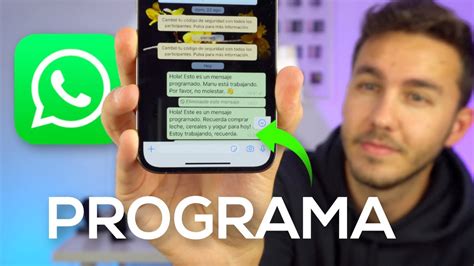 Cómo Programar Mensajes De Whatsapp En Iphone Youtube