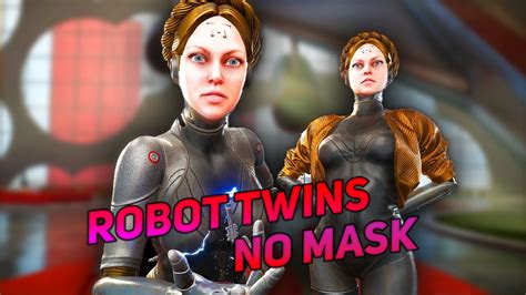 Meeting The Robot Twins Without Mask Full Face Reveal Atomic