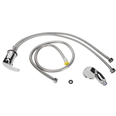 Shampoo Faucet And Sprayer Kit Hot Cold Mixer Sink Valve Shampoo Bowl Faucet Sprayer For Salon