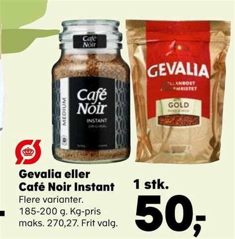 Gevalia Eller Caf Noir Instant Tilbud Hos Kvickly