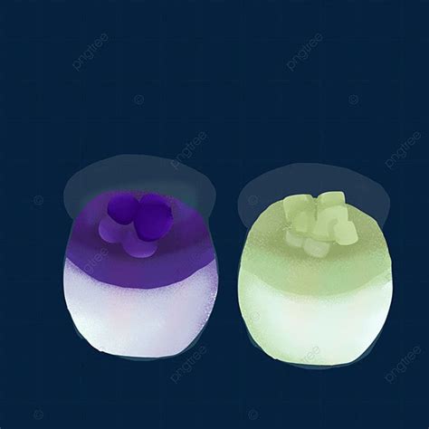 Panna Cotta Hd Transparent Blueberry And Melon Panna Cotta Dessert