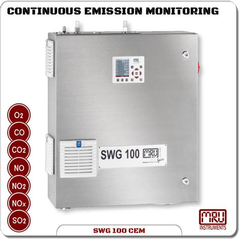 SWG 100 CEM Continuous Emission Monitor MRU Instruments Emissions