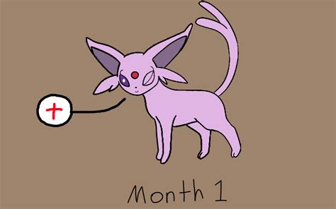 Espeon Pregnancy Sequence Month 1 by 452799 on DeviantArt