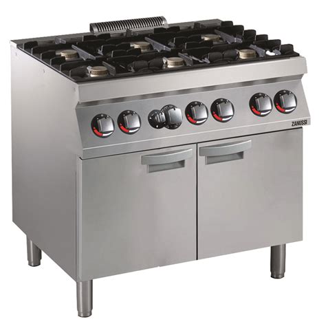 Modular Cooking Range Line EVO700 6 Burner Gas Range On Large Gas Oven