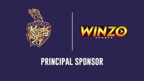 Ipl Kolkata Knight Riders Ropes In Winzo Sports As The Principal