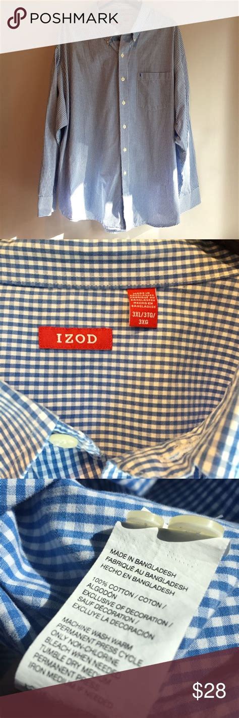 Men’s Dress Shirt by Izod (Big & Tall) | Mens shirt dress, Izod, Shirt ...