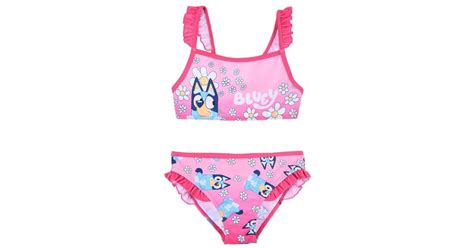 DISNEY Bluey Bikini Blumen rosa Rüschen Jahr cm Pepita