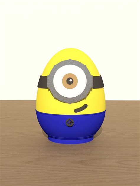 Stl File Easter Egg Minion 🥚 ・3d Printable Model To Download・cults