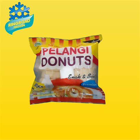 Jual PELANGI Donuts Besar 10 Pcs Donut Kentang Ukuran Besar Shopee