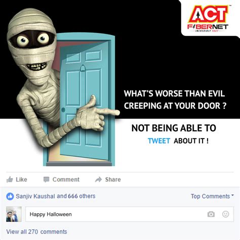 Social Media Post Designed For Act Fibernet On Behance