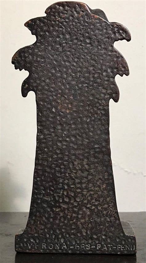 Art Deco Cast Iron Bronze Nude Lady Woman Eve Bookends Verona S