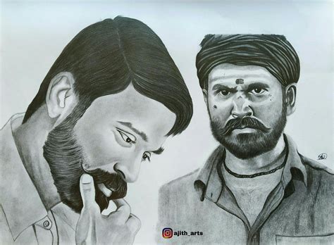 Dhanush vadachennai and Asuran pencil Drawing | Pencil drawings ...