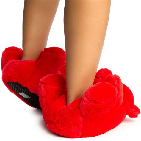 Shiekh Plush 01 Bear Fuzzy Slippers Plush 01 Sh Red Shiekh