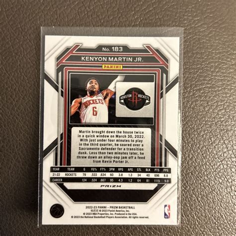 Kenyon Martin Jr Panini Prizm Green Prizm Sp Ebay