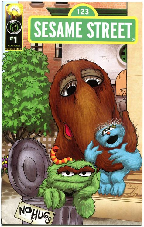 Sesame Street 1 Vf Big Bird Elmo Oscar Cookie Monster 2013 Ape Ent