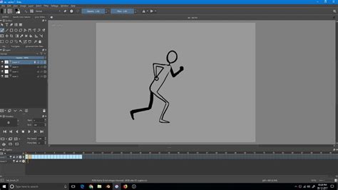 Krita Animation Study 1 Walk Cycles 1 Youtube