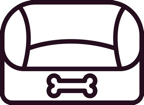 Pet bed Vector Icon 19621443 Vector Art at Vecteezy