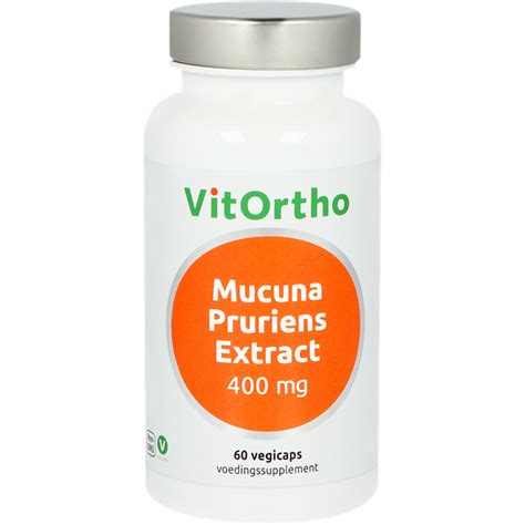 VitOrtho Mucuna Pruriens Extract 400 Mg 60 Capsules