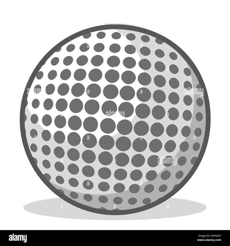 Vector Illustration Of A Golf Ball Stock Vector Image And Art Alamy