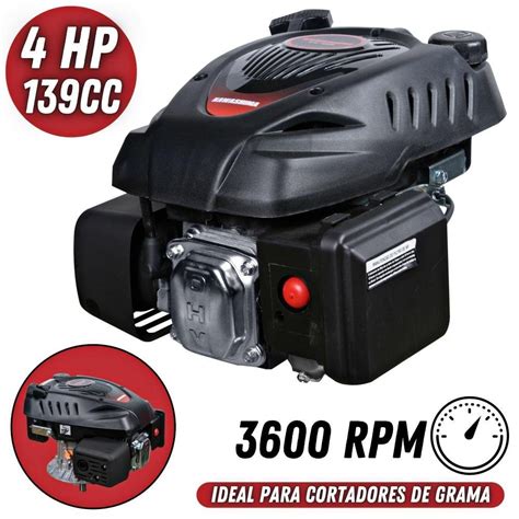 Motor Estacionário Kawashima GV400 À Gasolina 4T 4HP 139cc 3600rpm