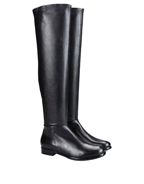 Emporio Armani Rubber Boots In Black Lyst