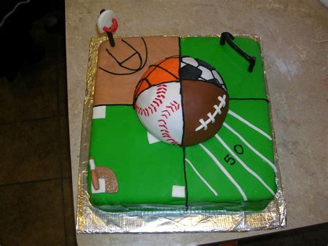 All sports — Birthday Cakes | Sports birthday cakes, Sports theme ...