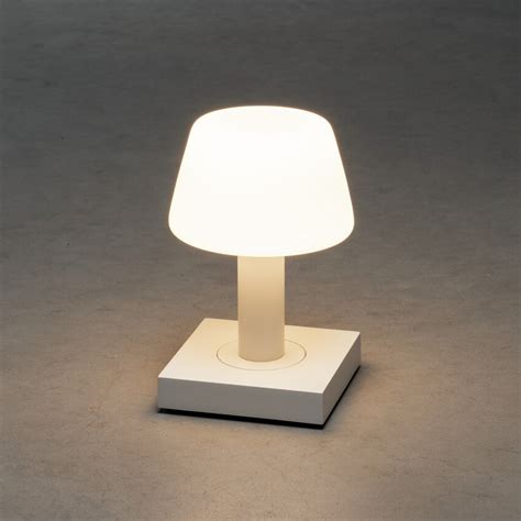 Lampe Table LED Monaco Batterie Blanche Luminaire Fr